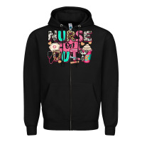 Black nurse on duty Zipper Hoodie - RanaPortraitStore
