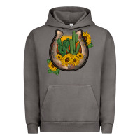 Pigment Tornado western horseshoe sunflower cactus Urban Hoodie - BarkalooDesign
