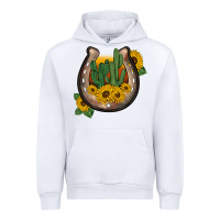 White western horseshoe sunflower cactus Urban Hoodie - BarkalooDesign