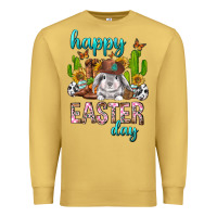 Antique Gold Happy Easter Day Rodeo Premium Sweatshirt - Neo Western