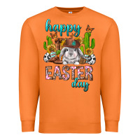 Carrot Happy Easter Day Rodeo Premium Sweatshirt - Neo Western