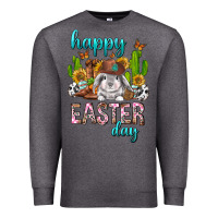 Charcoal Heather Happy Easter Day Rodeo Premium Sweatshirt - Neo Western