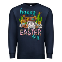 Navy Happy Easter Day Rodeo Premium Sweatshirt - Neo Western