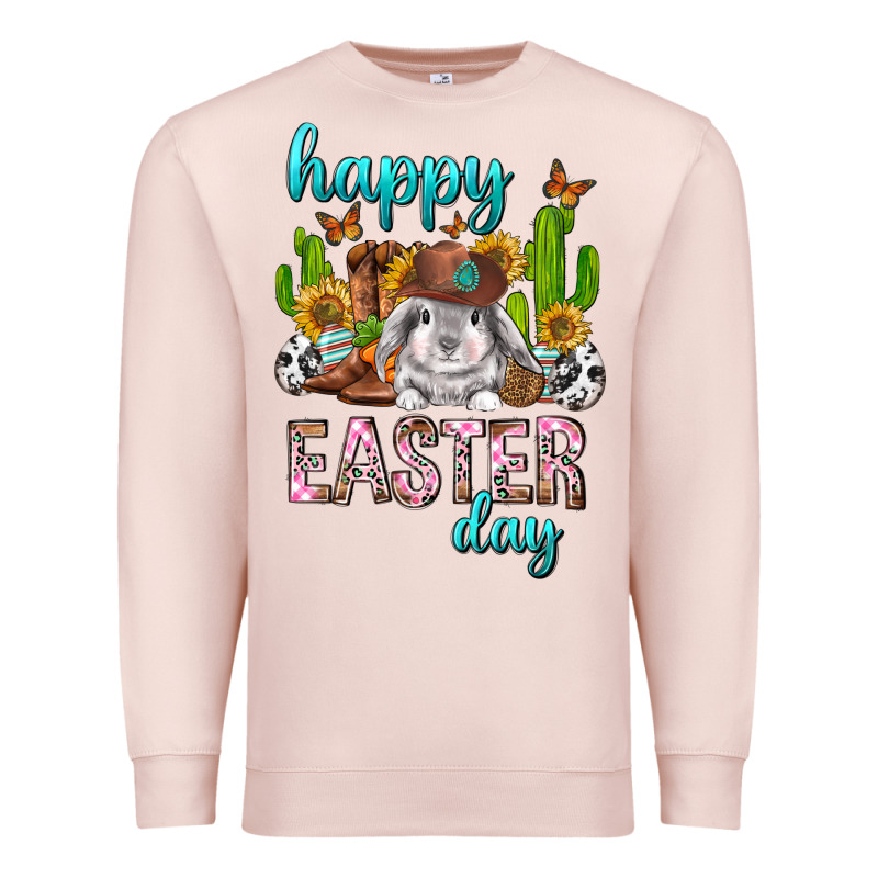 Happy Easter Day Rodeo Premium Sweatshirt by Neo Western | Teevron