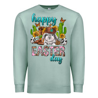 Seafoam Happy Easter Day Rodeo Premium Sweatshirt - Neo Western