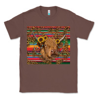 Chestnut serape leopard turquoise sunflowers cow Classic Tee - RanaPortraitStore
