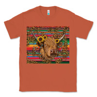 Copper serape leopard turquoise sunflowers cow Classic Tee - RanaPortraitStore
