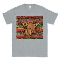 Heather Grey serape leopard turquoise sunflowers cow Classic Tee - RanaPortraitStore