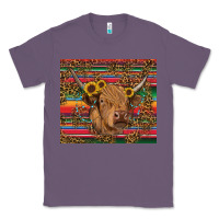 Lavender serape leopard turquoise sunflowers cow Classic Tee - RanaPortraitStore