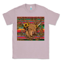 Lilac serape leopard turquoise sunflowers cow Classic Tee - RanaPortraitStore