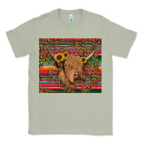 Matcha serape leopard turquoise sunflowers cow Classic Tee - RanaPortraitStore
