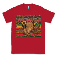 Red serape leopard turquoise sunflowers cow Classic Tee - RanaPortraitStore
