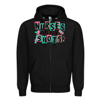 Black nurses call the shots Zipper Hoodie - RanaPortraitStore