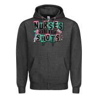 Charcoal Heather nurses call the shots Zipper Hoodie - RanaPortraitStore