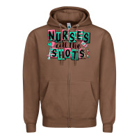 Chestnut nurses call the shots Zipper Hoodie - RanaPortraitStore
