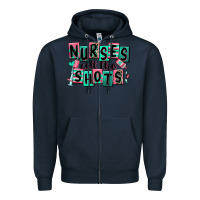 Navy nurses call the shots Zipper Hoodie - RanaPortraitStore