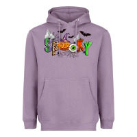 Lavender halloween spooky Heavyweight Hoodie - Zillion Design Studio