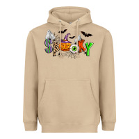 Mushroom halloween spooky Heavyweight Hoodie - Zillion Design Studio