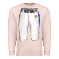 Pale Pink softball uniform short pant fa element Premium Sweatshirt - FaDigitalArtStudio