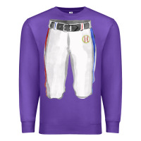 Purple softball uniform short pant fa element Premium Sweatshirt - FaDigitalArtStudio