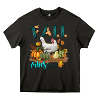 Asphalt Fall Vibes Chicken Heavy Core Tee - LillyAllenDesigns