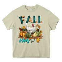 Mossy Fall Vibes Chicken Heavy Core Tee - LillyAllenDesigns