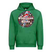 Emerald Western American Babe Patriotic Urban Hoodie - LillyAllenDesigns
