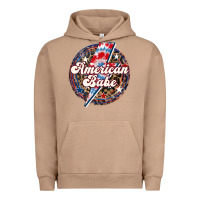 Pigment Burro Western American Babe Patriotic Urban Hoodie - LillyAllenDesigns