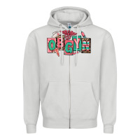 Dove Grey obgyn nurse Zipper Hoodie - RanaPortraitStore