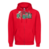 Red obgyn nurse Zipper Hoodie - RanaPortraitStore