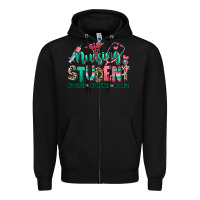 Black nursing student no sleep no money no life Zipper Hoodie - RanaPortraitStore
