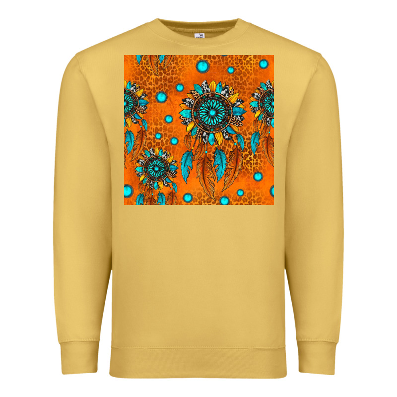 Western Dreamcatchers Seamless Pattern Premium Sweatshirt by HRA Design Shop | Teevron