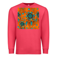Cardinal western dreamcatchers seamless pattern Premium Sweatshirt - HRA Design Shop