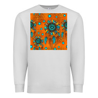 Dove Grey western dreamcatchers seamless pattern Premium Sweatshirt - HRA Design Shop