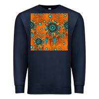 Navy western dreamcatchers seamless pattern Premium Sweatshirt - HRA Design Shop