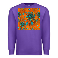 Purple western dreamcatchers seamless pattern Premium Sweatshirt - HRA Design Shop