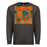 Smoke western dreamcatchers seamless pattern Premium Sweatshirt - HRA Design Shop