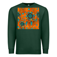 Sports Green western dreamcatchers seamless pattern Premium Sweatshirt - HRA Design Shop