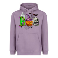 Lavender boo halloween Heavyweight Hoodie - Zillion Design Studio