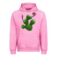 Fuchsia Pink heart cactus Urban Hoodie - Jasminsmagicworld