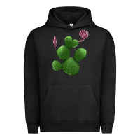Pigment Black heart cactus Urban Hoodie - Jasminsmagicworld