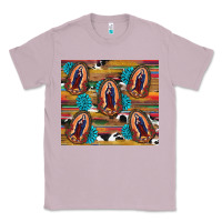 Lilac serape gemstone glitter cowhide lady of guadalupe Classic Tee - RanaPortraitStore