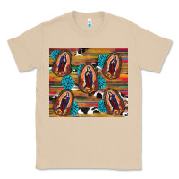Mushroom serape gemstone glitter cowhide lady of guadalupe Classic Tee - RanaPortraitStore