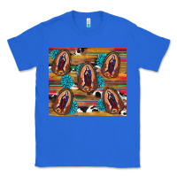 True Royal serape gemstone glitter cowhide lady of guadalupe Classic Tee - RanaPortraitStore