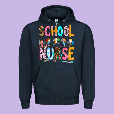 Zipper Hoodie school nurse
