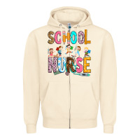 Sandshell school nurse Zipper Hoodie - RanaPortraitStore