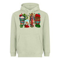 Matcha lady of guadalupe coffee cups Heavyweight Hoodie - Zillion Design Studio