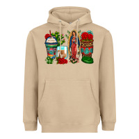 Mushroom lady of guadalupe coffee cups Heavyweight Hoodie - Zillion Design Studio