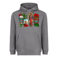 Storm lady of guadalupe coffee cups Heavyweight Hoodie - Zillion Design Studio