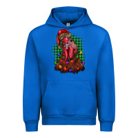 Cobalt christmas rooster Urban Hoodie - BarkalooDesign
